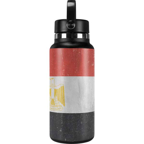 Egyptian Flag Distressed Hydro Flask 32oz Wide Mouth Skin